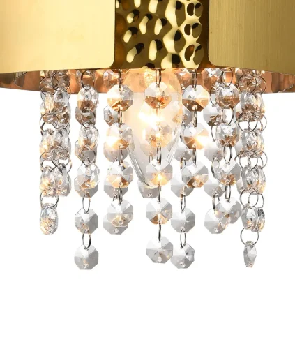 Светильник подвесной EMPIRE 76014/1W GOLD Natali Kovaltseva прозрачный золотой 1 лампа, основание золотое в стиле классический  фото 3